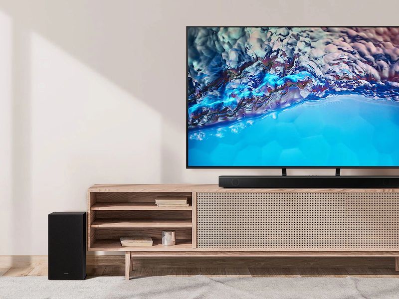 SAMSUNG HW-B650 3.1ch Soundbar w/Dolby 5.1 DTS Virtual:X, Bass Boosted, Built-in Center Speaker, Bluetooth Multi Connection, Voice Enhance & Night Mode, Subwoofer Included,2022,Black - Image 4