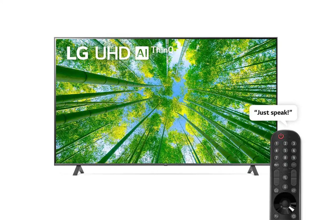 LG 70UQ80006LD UHD 4K TV - Cinema Screen Design - 4K Active HDR WebOS Smart AI ThinQ - 70"